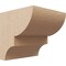 Ekena Millwork 10"W x 10"D x 10"H Wide Ridgewood Rough Cedar Woodgrain TimberThane Corbel, Primed Tan CORUR10X10X10RIDRCPR - alternate 1